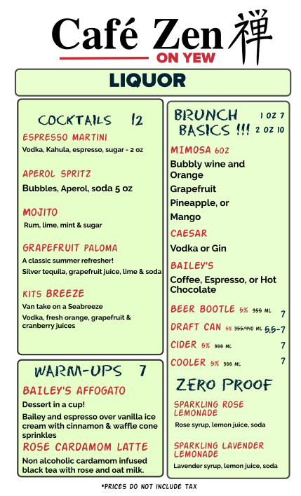 Lunch Menu 2